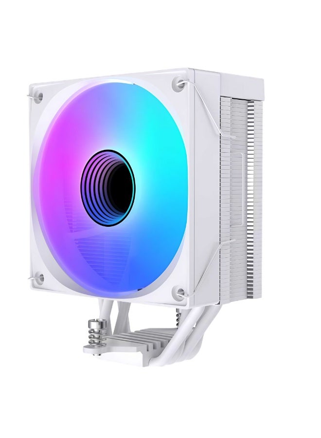 Spear Pc H400T PWM ARGB 120mm CPU Air Cooler Black, 4 Copper Heat Pipes, 205W TDP, AM5 & LGA1700 Compatible - Image 3